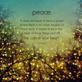 Quote about Peace